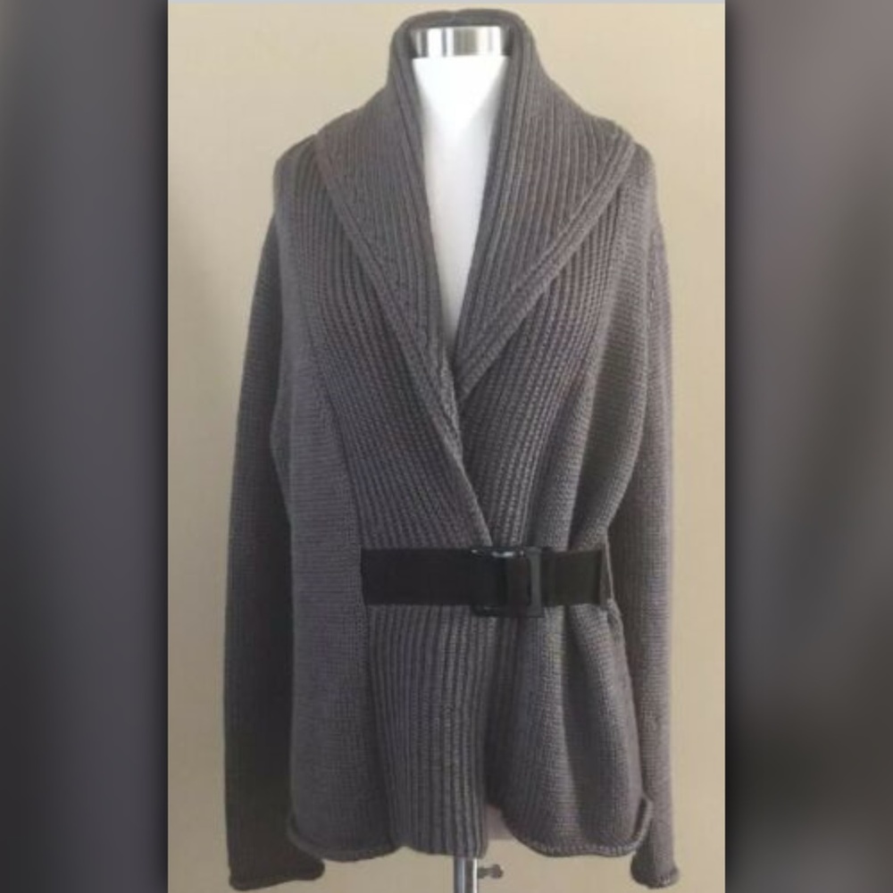 Soft Surroundings Brown Cardigan Sweater